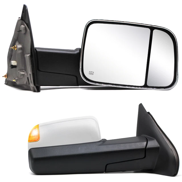 TOW MIRRORS FITS 20032009 Dodge Ram 2500 3500 Pickup Power Heated LH
