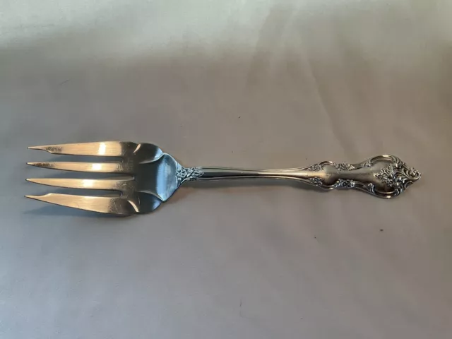 Orleans By International Deep Silver Cold Meat Serving Fork