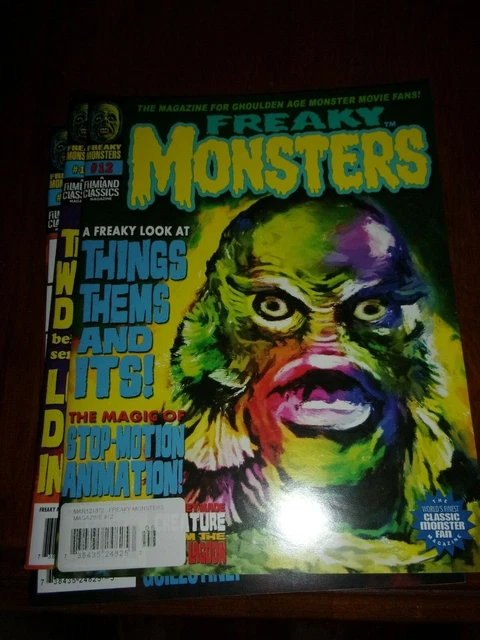 Freaky Monsters Magazine - #12-Near Mint Condition - Bagged And Boarded! Rare! Freaky Monsters Magazine - #12-Near Mint Condition - Bagged And Boarded! Rare!
