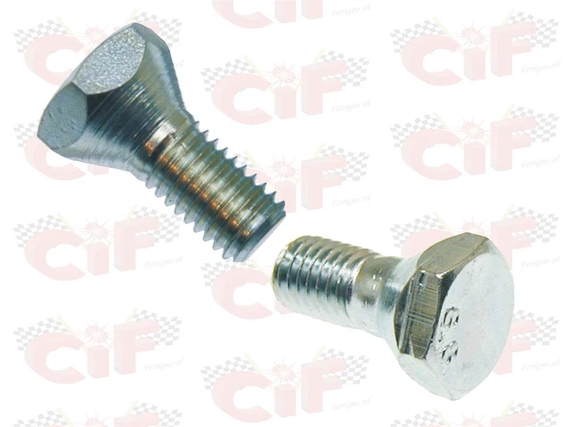 Vite 8.8 Cif Tamburo Ruota Anteriore Chiave 17 M10 Vespa 50 90 Dal 1966 Al 1973
