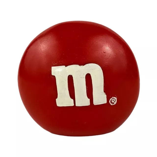 M&M Red Business Card Holder Mars Recipe Holder Vintage Rare AS-IS