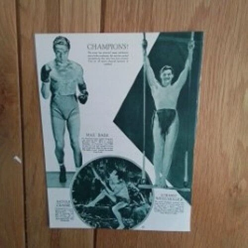 Johnny Weissmuller, Buster Crabbe, Max Bear, Picture show 1935 - FF45, 8x10 inch