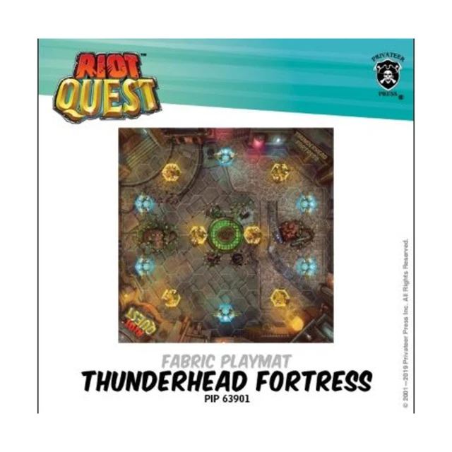 Privateer Press Sci-Fi Mini 28mm Thunderhead Fortress Fabric Playmat NM