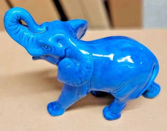 China Chinese Turquoise Glaze Elephant