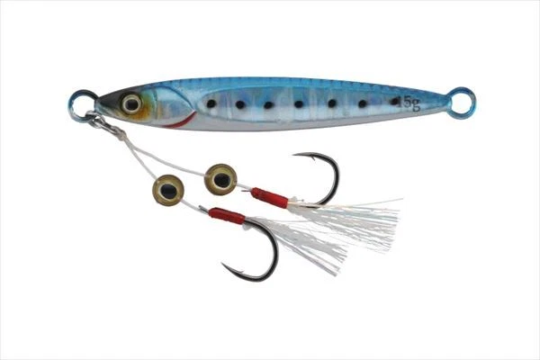 Jackall Métal Jig Big Backer Fit 7Grammes Shirasu Silver Magma Wave HL