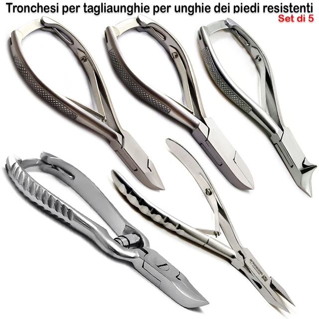 Tagliaunghie dei piedi incarnite resistenti tronchesi strumenti per podologia
