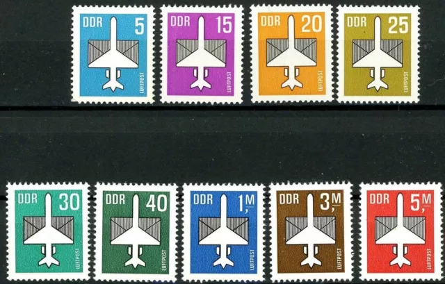 DDR #Mi2751 Mi3129 MNH 1982-1987 Airplane [C8-C16]