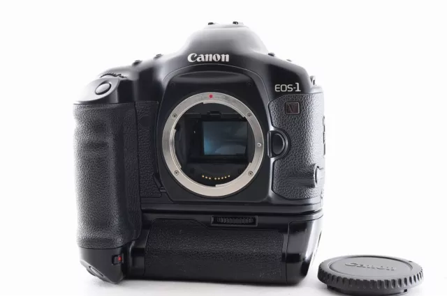 Canon EOS 1V HS SLR 35mm Film Camera Body Black PB-E2 film Count 110 from Japan