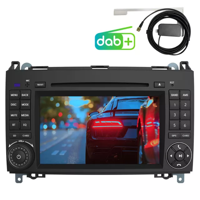 7 AUTORADIO GPS Navi DVD DAB+ Pour Mercedes Benz Viano Vito W639