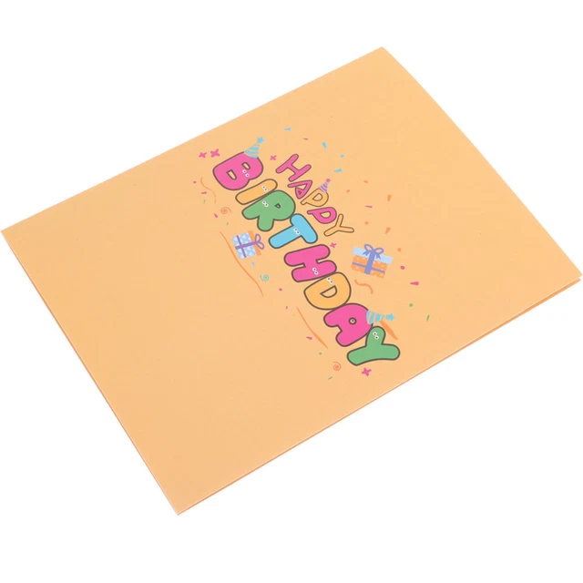 NEUSER PAPIER 5 biglietti di auguri XXL per compleanno, formato DIN A4