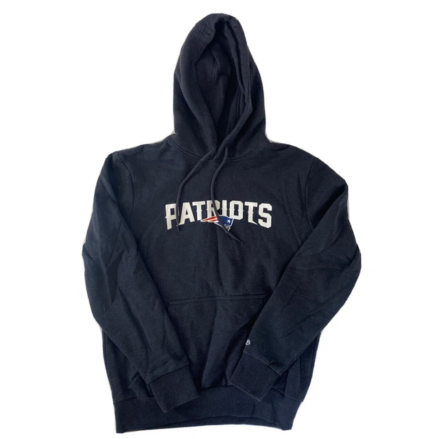 New England Patriots Hoodie Dark Grey/Black Small Pullover New Era