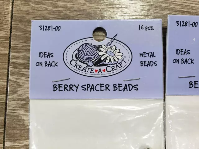 NEW Lot of 7 Packs Create-a-Craft Spacer Beads 3