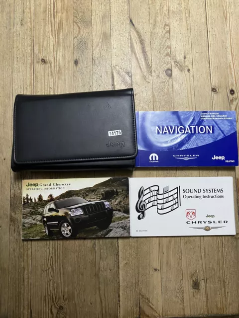 05-11 JEEP GRAND CHEROKEE OWNER HANDBOOK MANUAL &  WALLET Print 2006 REF14175