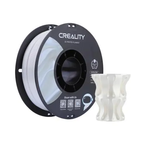 Creality PLA CR-SILK Filament White, 1KG Roll, 1.75mm Compatible with 99% FDM