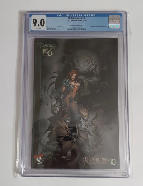 Witchblade #10 1st Appearance The Darkness Jackie Estacado Variant CGC 9.0