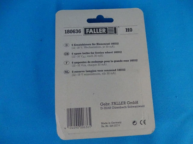 Faller 180636 Set 6 Extra Light Bulbs for Ferris wheel 2