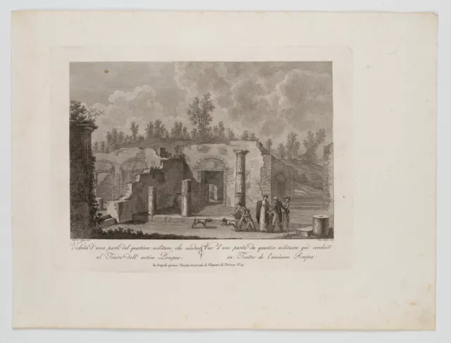 ALOJA (19.Jhd) nach D'ANNA (*1743), Theater im alten Pompeji, um 1810, KSt. 2