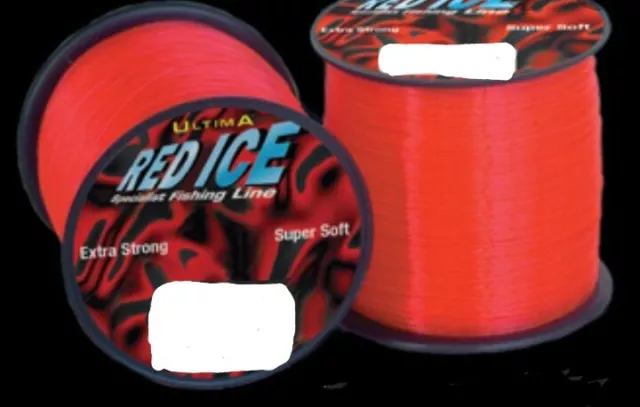 ULTIMA RED ICE MONO - NEW, ALL BREAKING STRAINS - SURF FISHING LINE