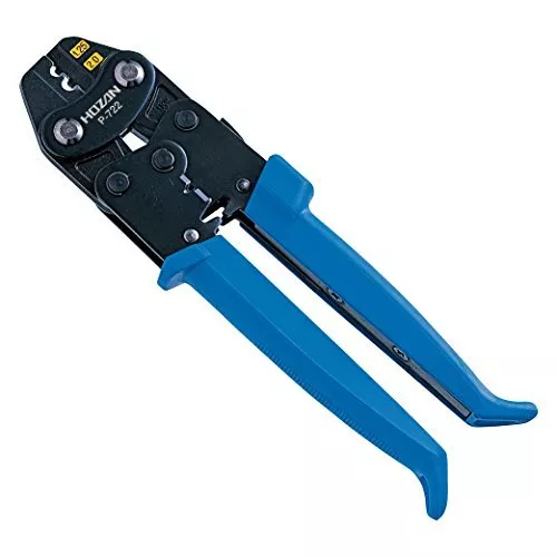 Hozan Crimping tool P-722 Open Barrel Crimper Tool Blue