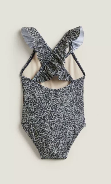 BNWT Zara Girls Floral Liberty style Swimsuit 4-5 swimming costume