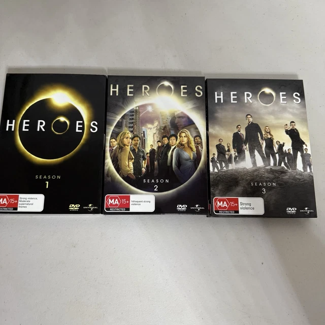 HEROES シーズン1 2 3 ファイナル DVDBOX HEROES TV SERIES DVD Box Set Complete Season 1, 2, 3 [Region