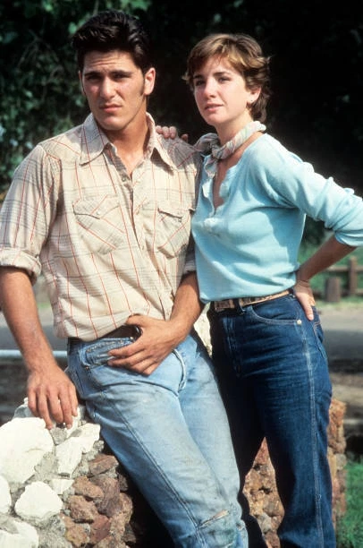 ACTOR MICHAEL SCHOEFFLING And Actress Melissa Gilbert 1985 Movie OLD ...