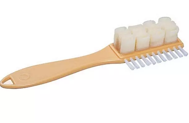 Brosse Daim Nubuck Microfibres Saphir Avel