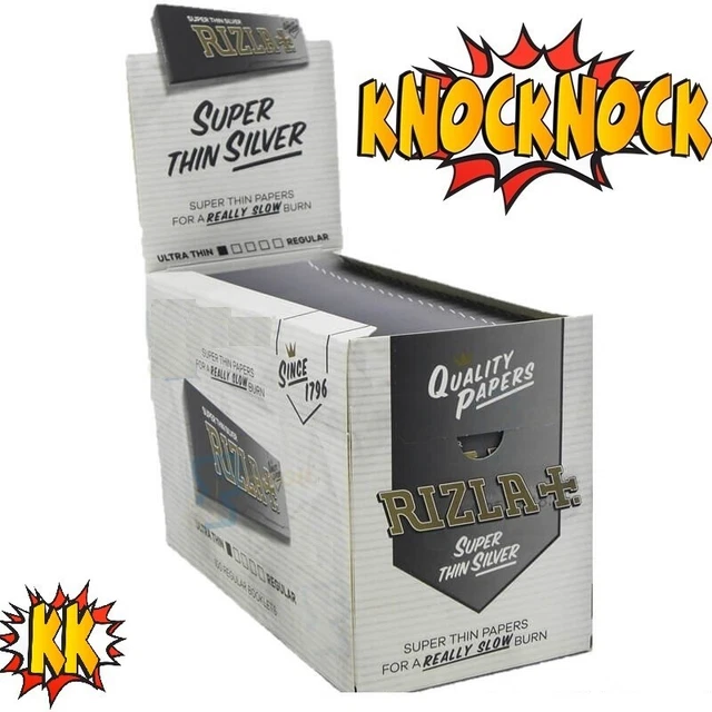 Cartine Rizla Argento Corte Silver 50 Libretti + Filtri Rizla - Foto 11