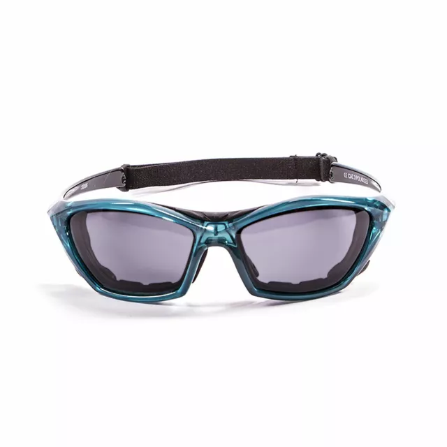 OCEAN LAKE GARDA Floating Sunglasses Kiteboarding, Blue  & Smoke Lens