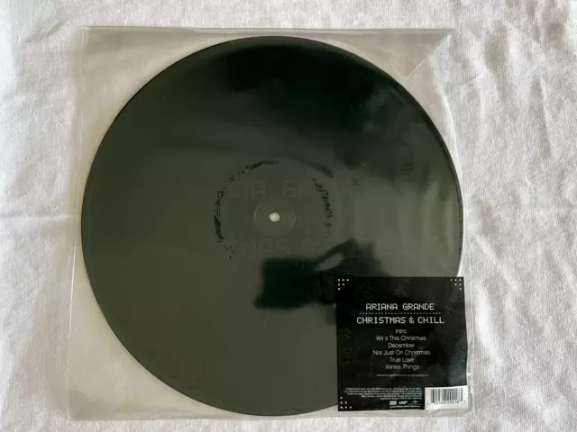 ARIANA GRANDE CHRISTMAS & Chill LP (dark green with etching)