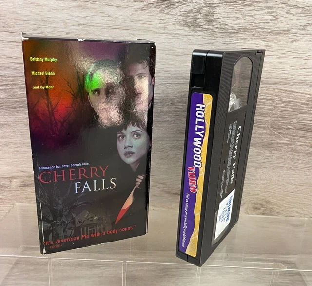 CHERRY FALLS (VHS, 2001) Horror Movie (RENTAL RARE Hollywood Video) £26