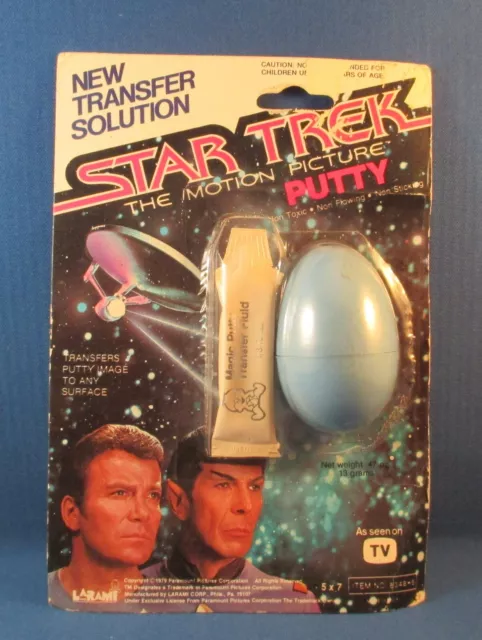Vintage 1979 Star Trek The Motion Picture Putty Larami Unopened