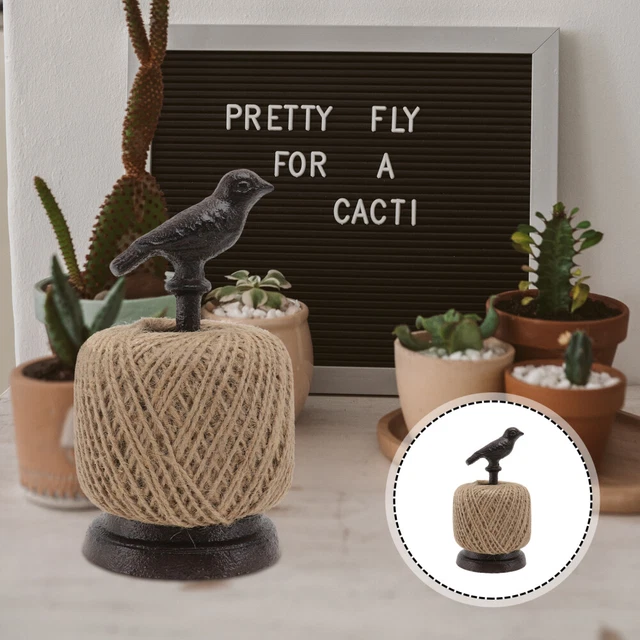 CAST IRON GARDEN Twine Holder & Jute String Rack £22.69 PicClick UK