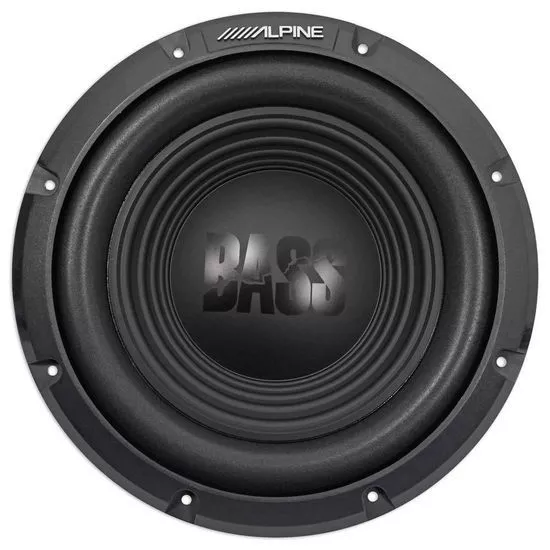 ALPINE 750 Watt 10" inch BassLine Series Single 4 Ohm Car Sub Subwoofer | W10S4