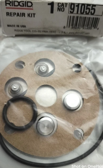 New. Ridgid 91055 Oil Pump Repair Kit New. Ridgid 91055 Oil Pump Repair Kit