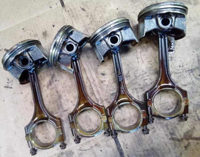 03-06 Honda Elemet K24a4 Pistons & Connecting Rods Accord Odyssey K24a