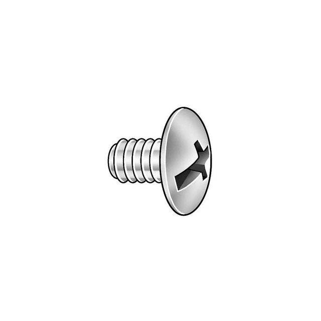 GRAINGER APPROVED 5MA34 Binding Barrel Bolt,Steel,#10-24,PK25