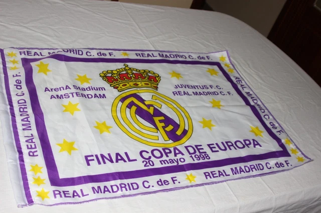 Bandera De Futbol Vintage Del Real Zaragoza Muy Cotizada Y Escasa