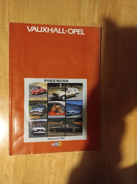 Vauxhall- Opel Range Catalogue  Brochure 1984 -V5150