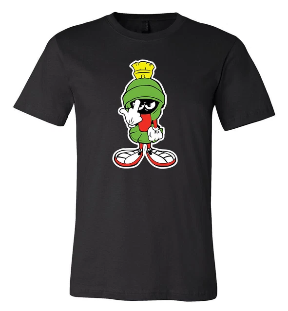 Marvin Martian Middle Finger Sticker - Laptop, Bumper, Window Decal, 2.5" X 1.5" Vinyl