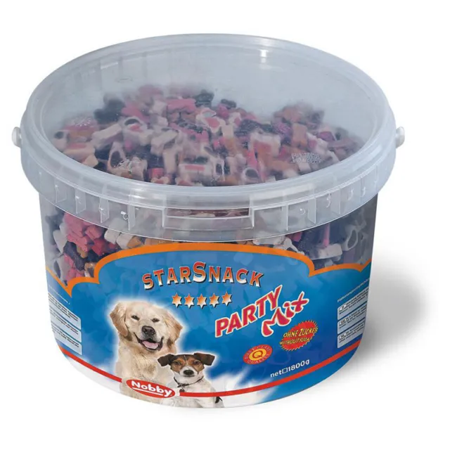 Nobby Hunde Starsnack Party Mix 1,8 kg, UVP 16,99 EUR, NEU
