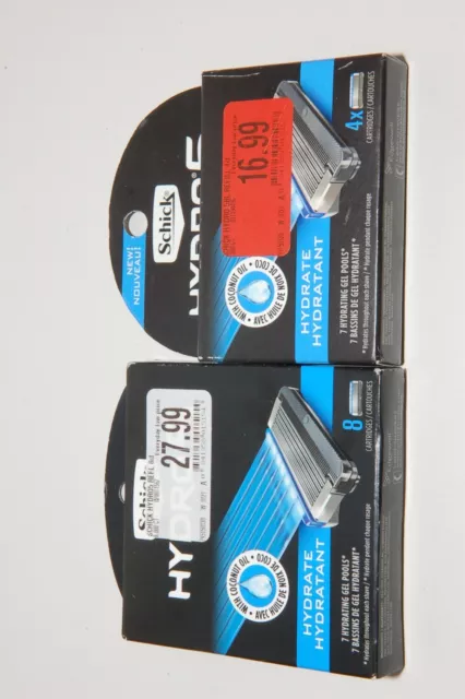 Schick Hydro 5 cuchillas de afeitar 12 cartuchos se adapta a recargas de repuesto de afeitadora eléctrica