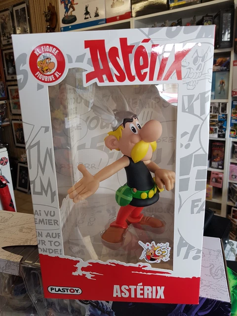 Astérix avec bulle Ça m'énerve – Figurine en résine – Plastoy – 15 cm | 352132001258