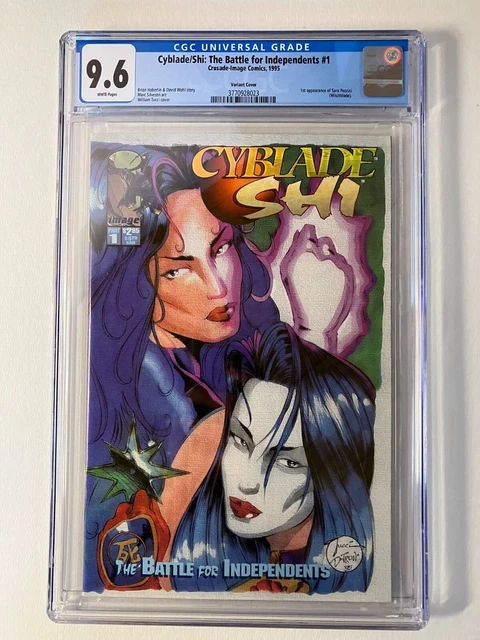 Cyblade/Shi The Battle for Independents #1B CGC 9.6 / WPs (Crusade/Image Comics)