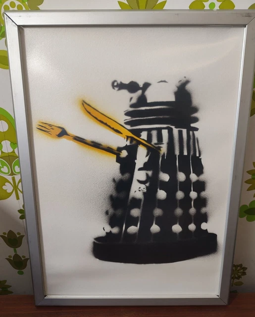 Handmade Spray Painted Picture in Frame 13 x 17cms (DRD)