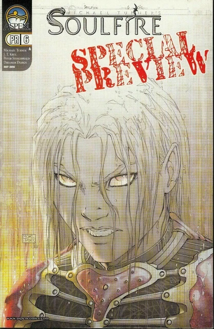 Soulfire #6 2006 Aspen -Michael Turner-Special Preview-Flip Book-...Fn+