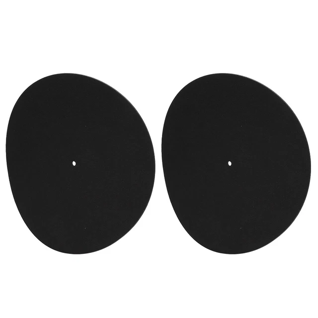 2 Pcs Vinyl Record Mat Anti-slip Durable Home Turntable Accessory UK HEL
