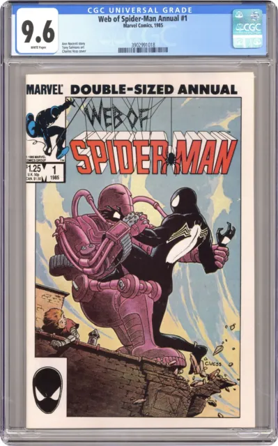 Web of Spider-Man Annual #1 CGC 9.6 1985 3902991018