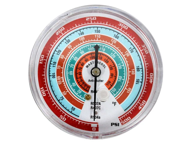 Mastercool 54500 - R404A, R407C, R507A, R134a Refrigerant Scale - PSI/F (High S