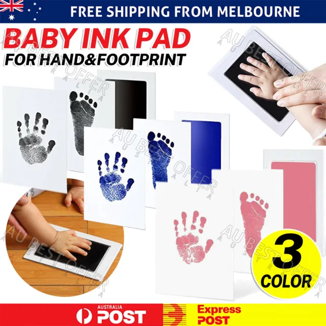 Newborn Footprint Handprint Safe Inkless Gift Foot Hand Print Wipe Kit Gift AU